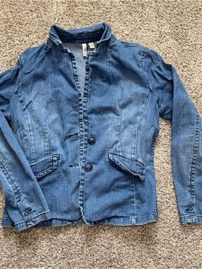 St. John's Bay blue denim jacket Size M #denimjacket